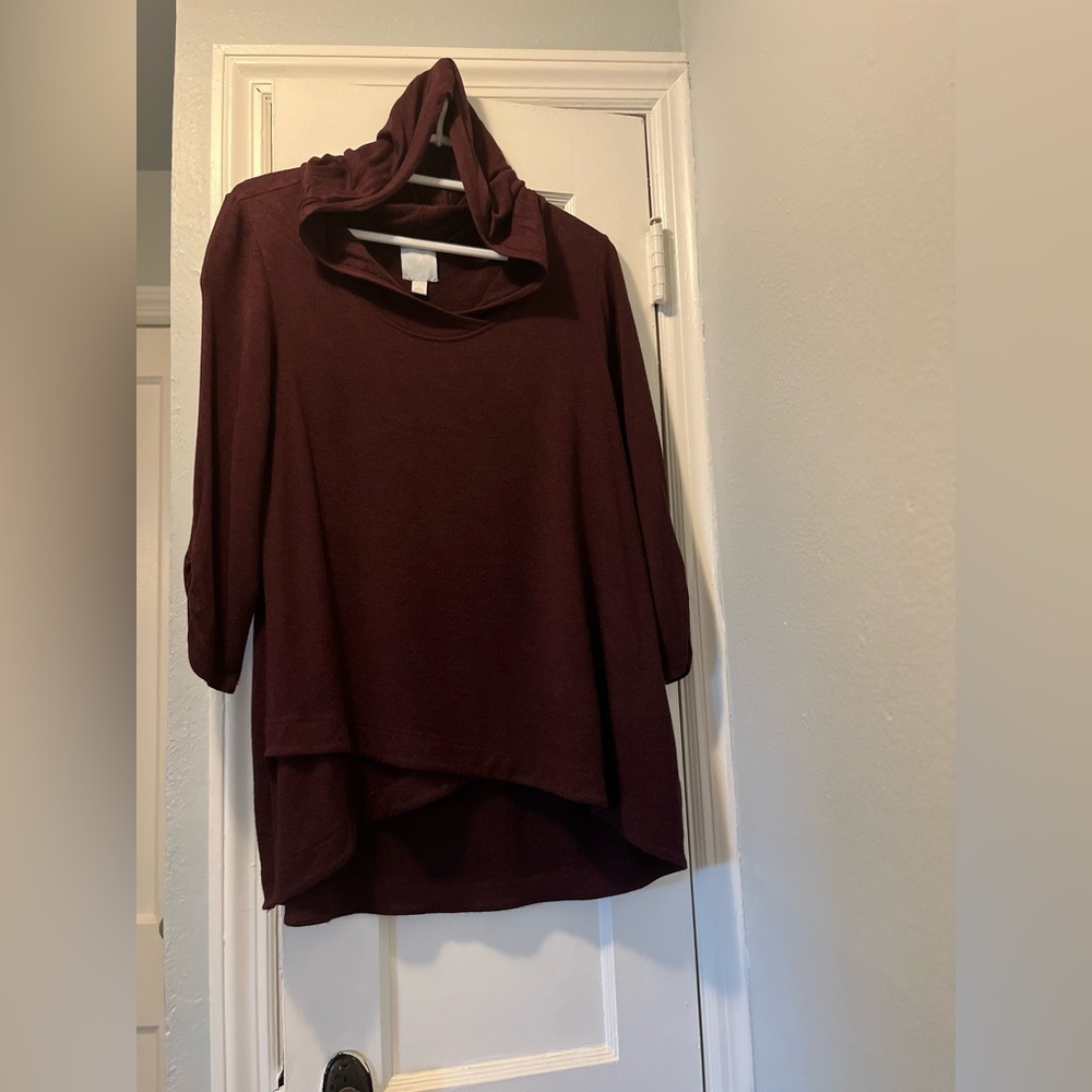 Women's Burgundy Sweater